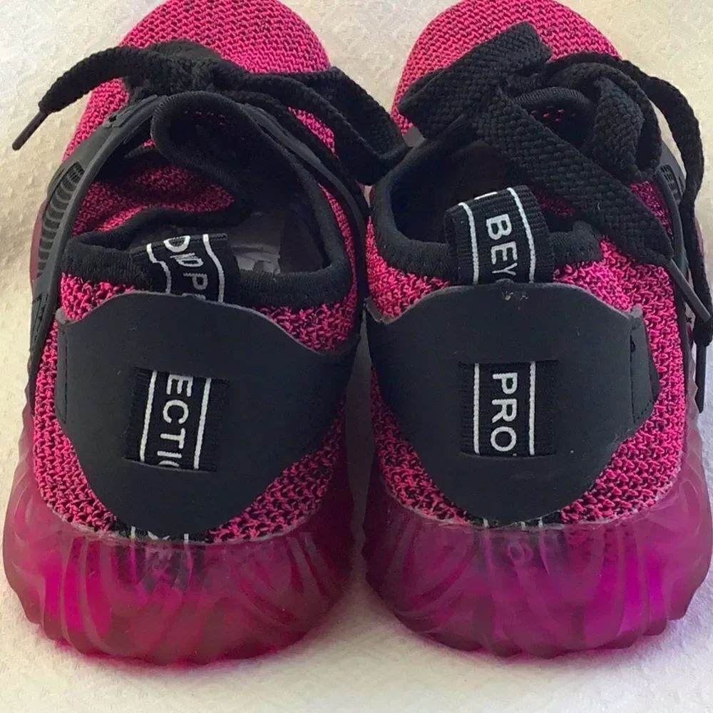 Beyond Protection Pink Steel Toe Sneakers - Picture 6 of 12